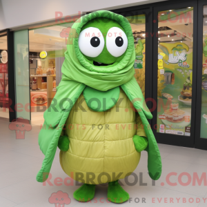 Lime Green Bagels maskot...