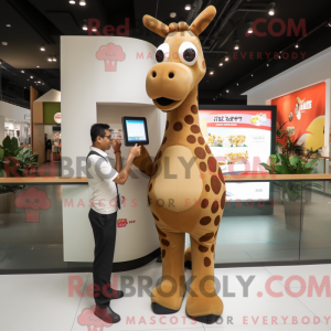 Bruine giraffe...