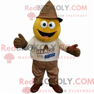 Rust Pear mascottekostuum...