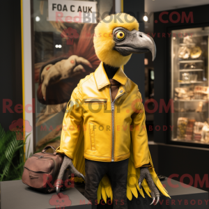 Yellow Vulture mascot...