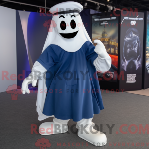 Navy Ghost maskot kostume...