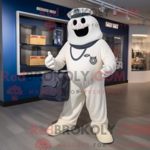 Navy Ghost mascotte kostuum...