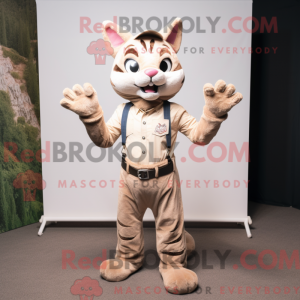 Costume mascotte de Bobcat...