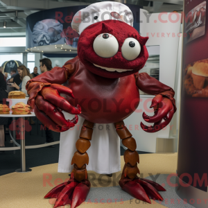 Maroon Crab Cakes mascot...