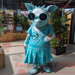 Cyan Rhinoceros...