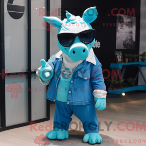 Cyan Rhinoceros...