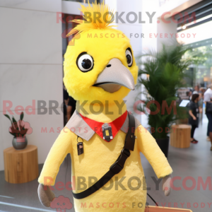 Citrongul spætte maskot...