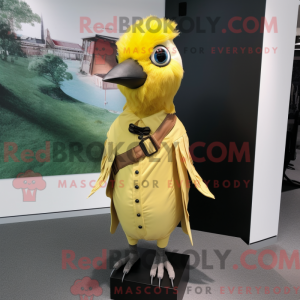 Citrongul spætte maskot...