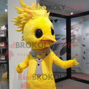 Citrongul spætte maskot...