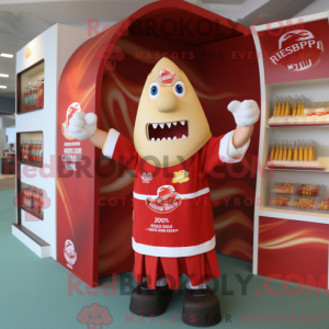 Creme flaske ketchup maskot...