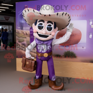 Lavender Cowboy mascot...