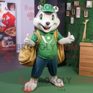 Figura de máscara de texugo...