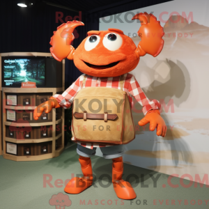 Orange Crab Cakes mascot...