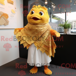 Gold Fish And Chips mascot...