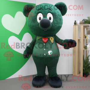 Forest Green Heart maskot...