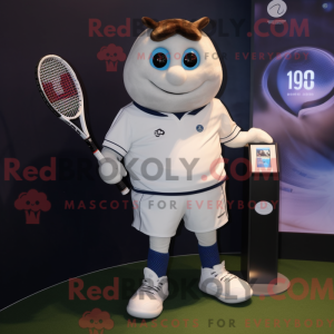 Tennisracket-maskotdraktfig...