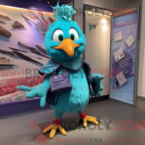 Turquoise Hens mascot...