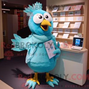 Turkis høner maskot drakt...