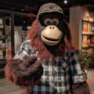 Black Orangutan mascot...