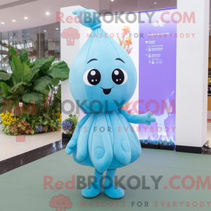 Postava maskota Sky Blue...