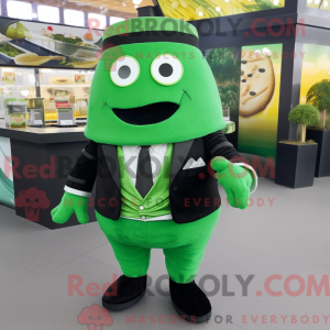 Green Sushi mascot costume...