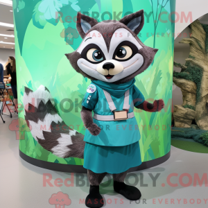 Figura de máscara Teal...