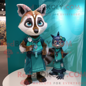 Figura de máscara Teal...