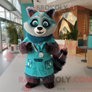 Figura de máscara Teal...