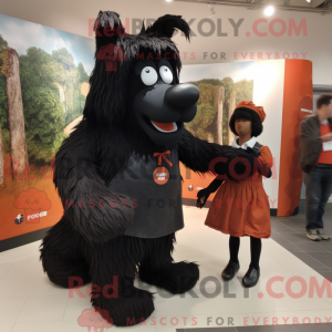 Disfraz de mascota de Black...