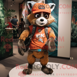 Rust tvättbjörn maskot...