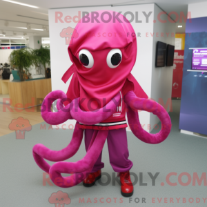 Postava maskota purpurové...