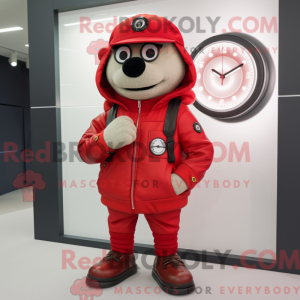 Red Wrist Watch mascot...