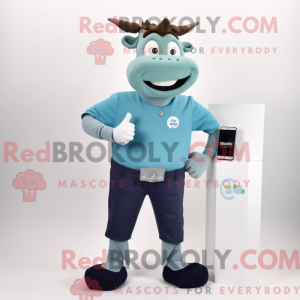 Cyan Beef Stroganoff mascot...