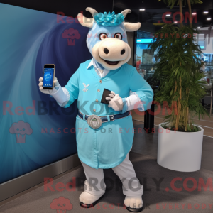 Cyan Beef Stroganoff mascot...