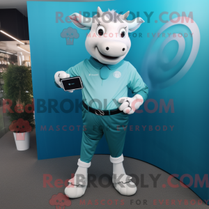 Cyan Beef Stroganoff mascot...