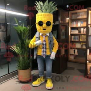 Yellow Pineapple mascot...