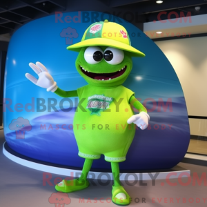 Lime Green Baseball Glove...