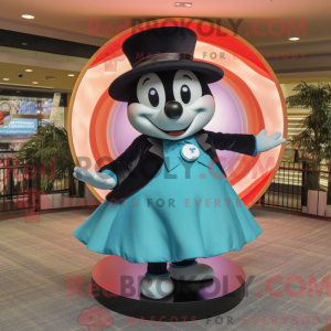 Cyan Killer Whale maskot...