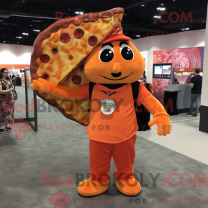 Orange Pizza-maskot...