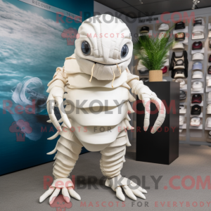 White Trilobite mascot...