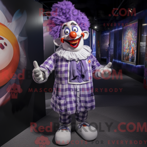 Lavender Clown mascot...