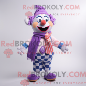 Lavender Clown mascot...