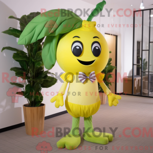 Yellow Beanstalk mascot...