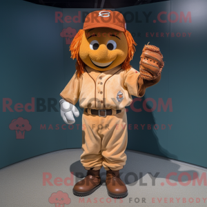 Rust Baseball Glove mascot...