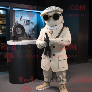 Cream Sniper mascot costume...