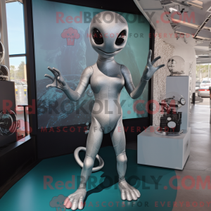 Sølv Hydra maskotdraktfigur...