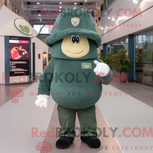 Costume mascotte soldato...