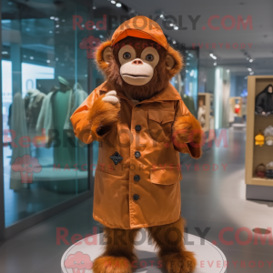Rust Monkey mascot costume...