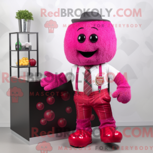 Disfraz de mascota Magenta...