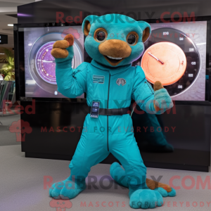 Turquoise Mongoose mascot...